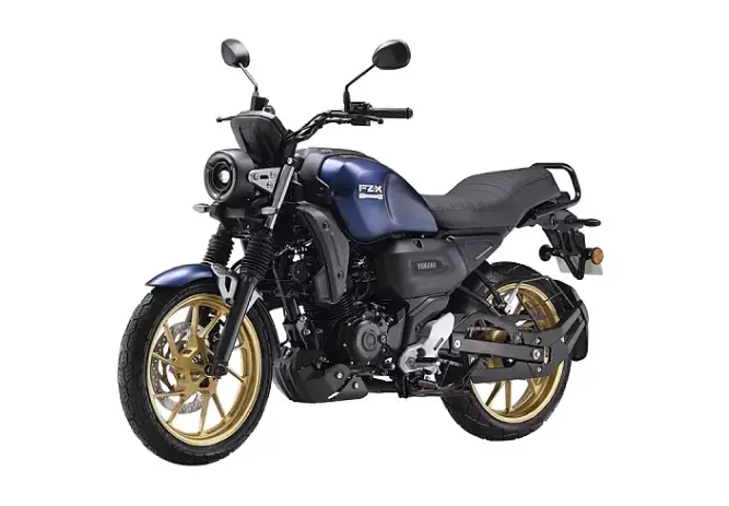 The Yamaha FZ-X blue motorcycle has retro-cool looks, cutting-edge tech, and comfort in every ride.