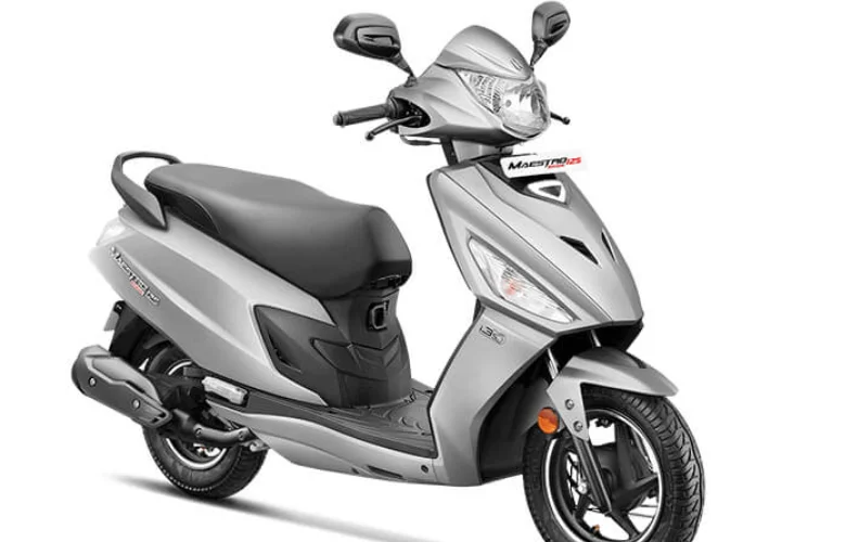  Maestro bike, this sleek silver scooter is ready to conquer the urban streets with style & speed.