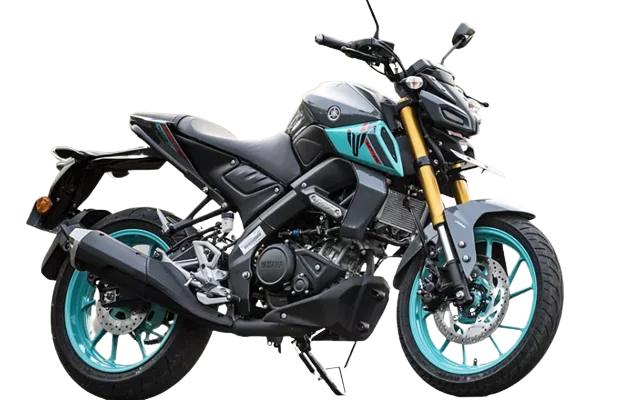 Black & blue Yamaha MT bikes show muscular design for exceptional performance and urban prowess.